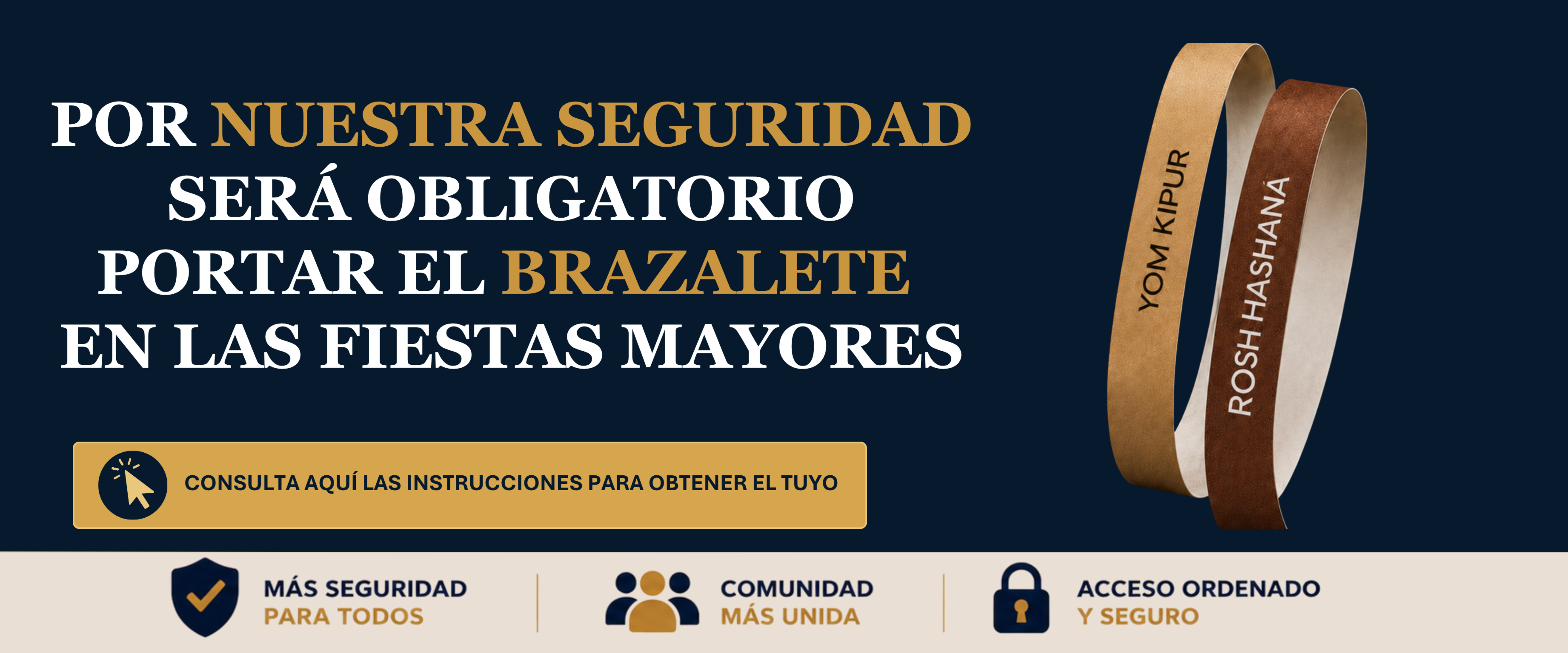Brazaletes para Fiestas Mayores